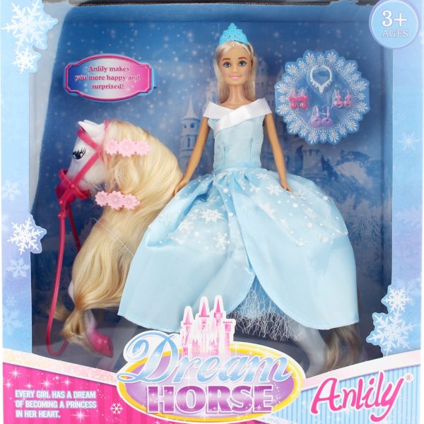 MASEN TOYS snježna princeza s konjem 63083