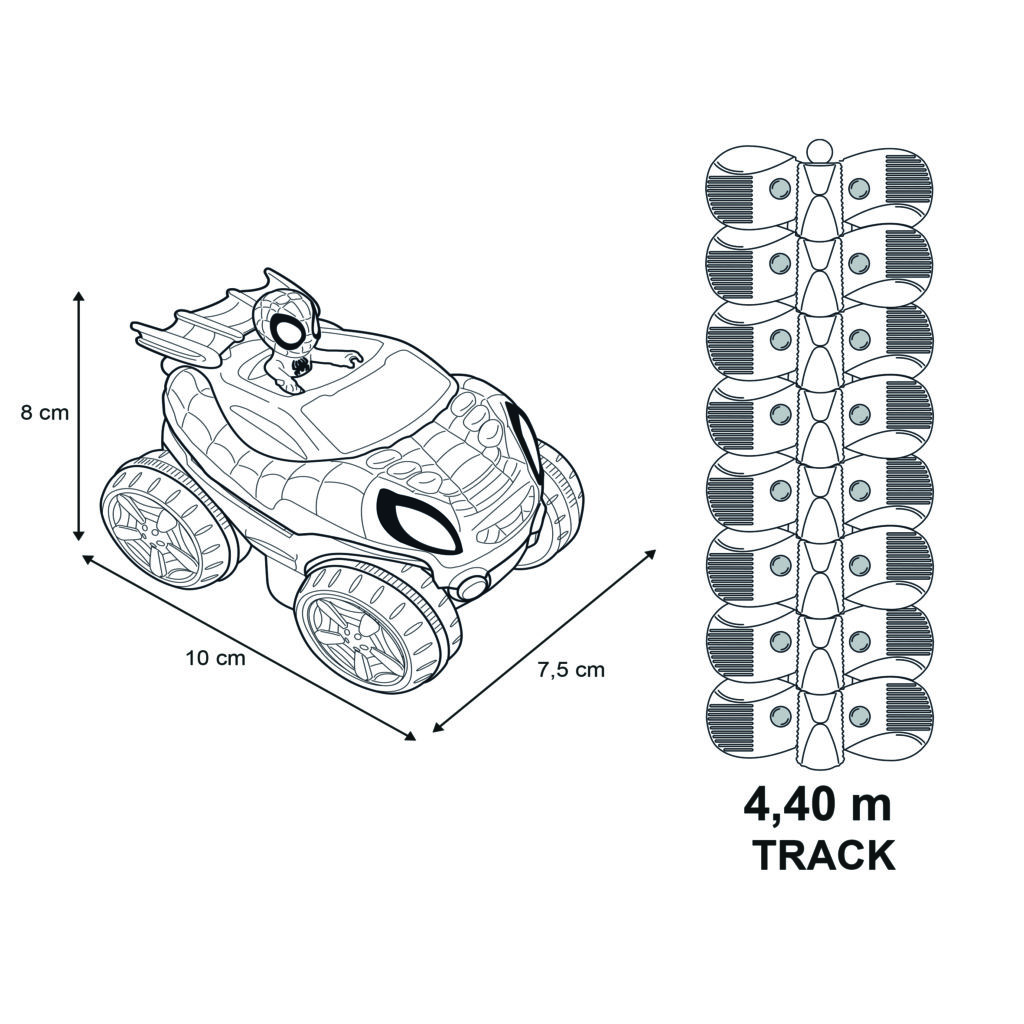 SMOBY staza Spidey Flextreme set 180918