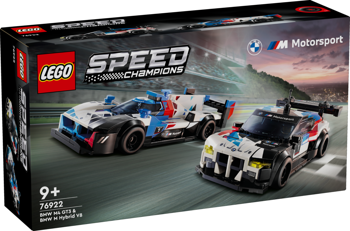 LEGO® SPEED CHAMPIONS 76922 Trkaći automobili BMW M4 GT3 i BMW M Hybrid V8