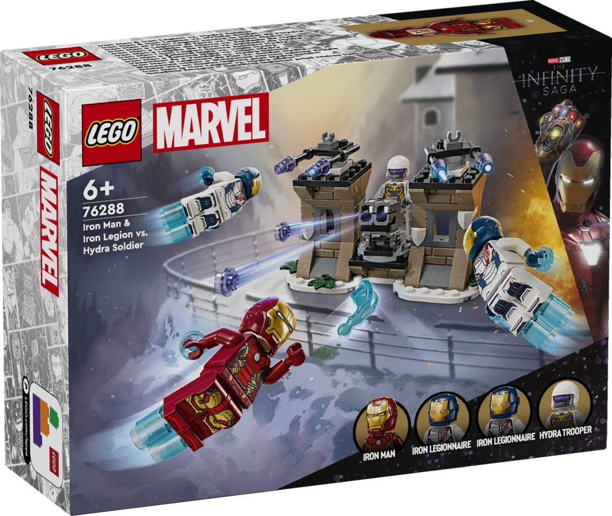 LEGO® SUPER HEROES 76288 Iron Man i Iron Legion protiv vojnika Hydre