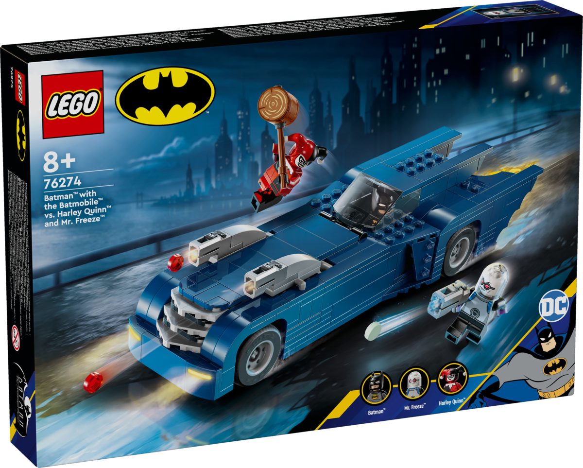 LEGO® SUPER HEROES 76274 Batman™ i Batmobile™ protiv Harley Quinn™ i Mr. Freezea™