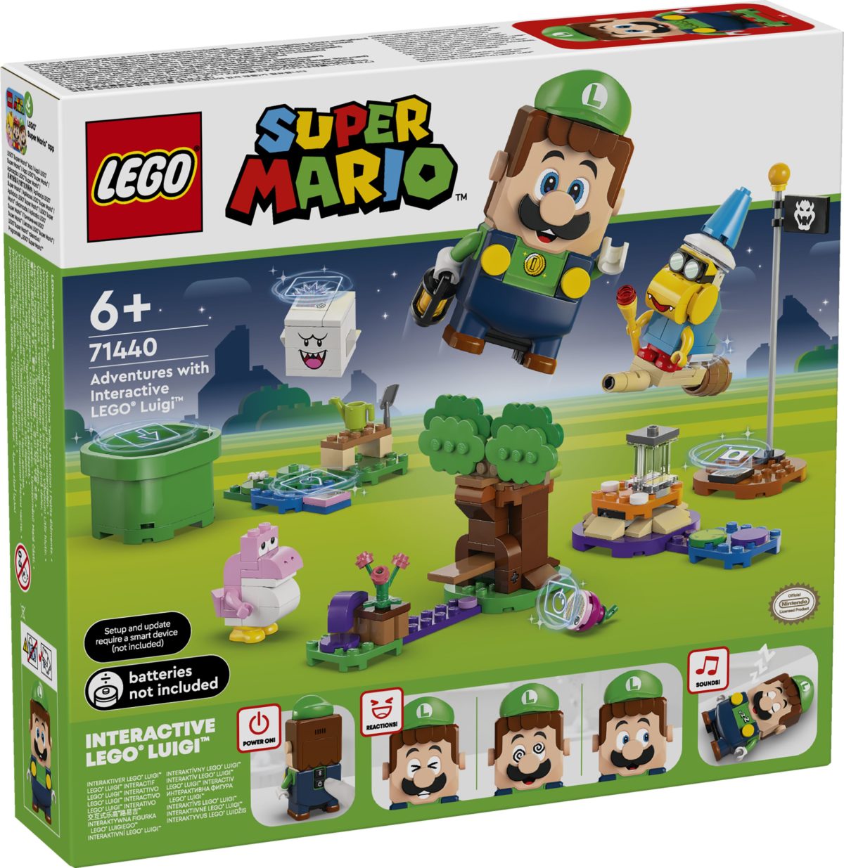 LEGO® SUPER MARIO™ 71440 Interaktivni LEGO® Luigi™ i pustolovine