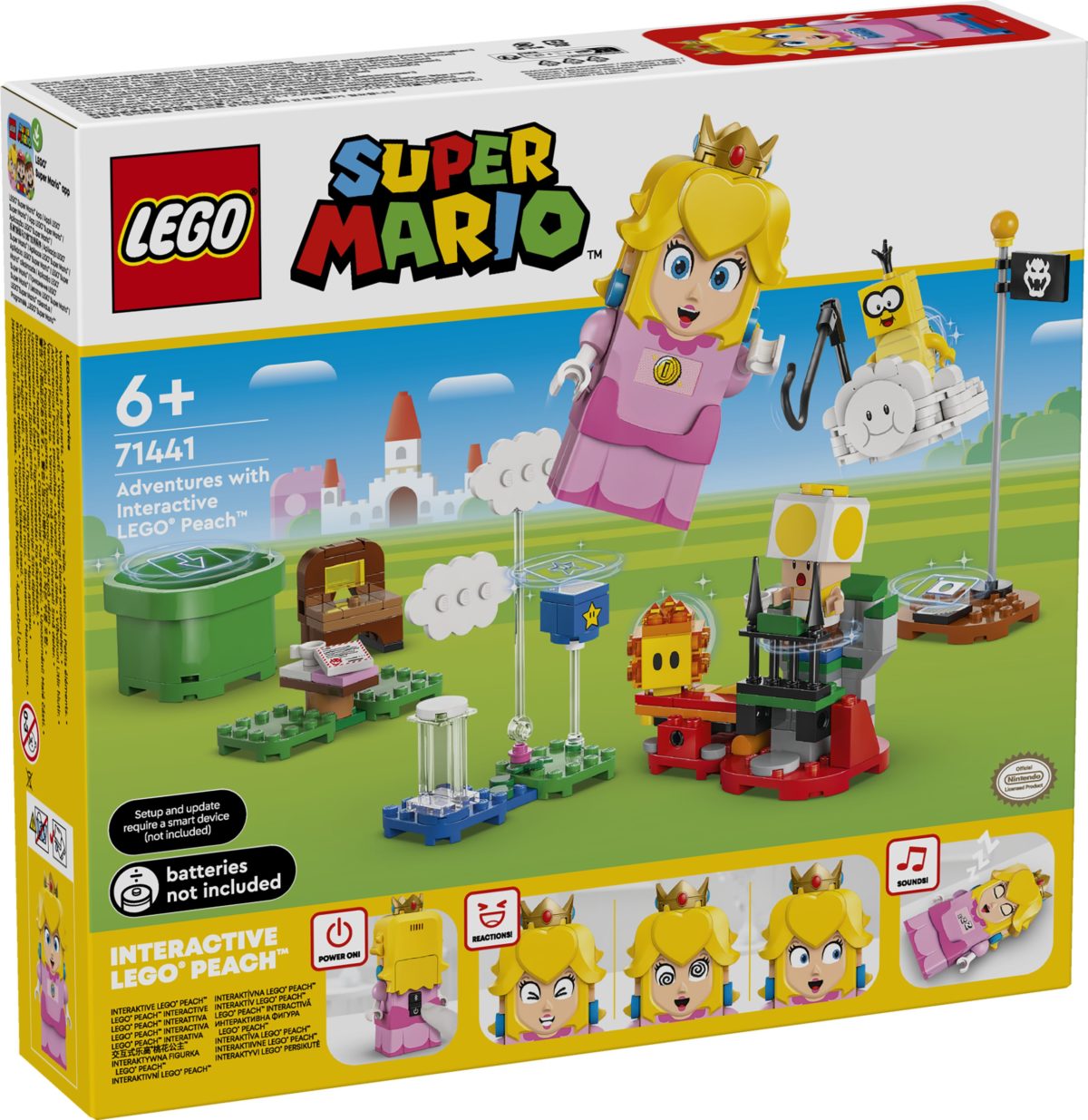 LEGO® SUPER MARIO™ 71441 Interaktivna LEGO® Peach™ i pustolovine