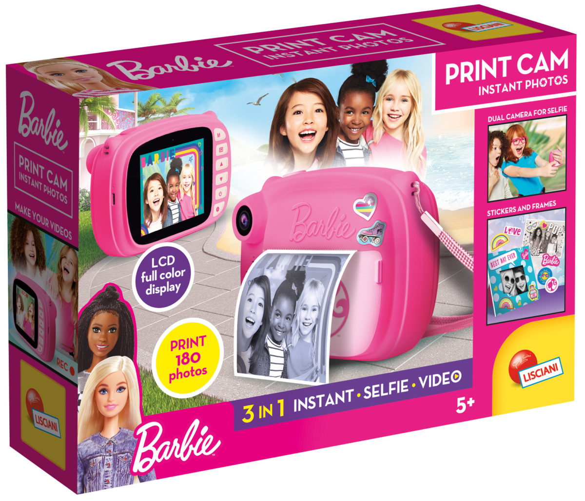 LISCIANI Barbie instant fotoaparat / kamera 97050