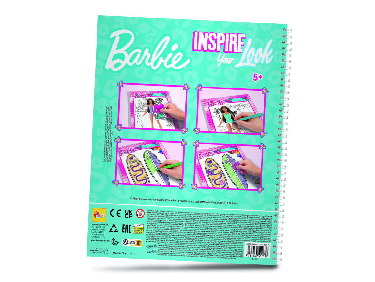 9788833512617 1166812 12617 CMYK1 BARBIE INSPIRE YOUR LOOK 8