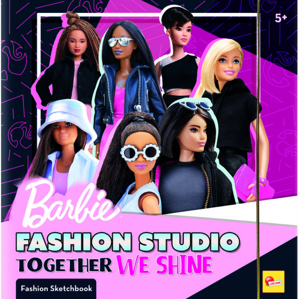 LISCIANI BARBIE kreativna bojanka u mapi Together we shine - Fashion Studio 12808