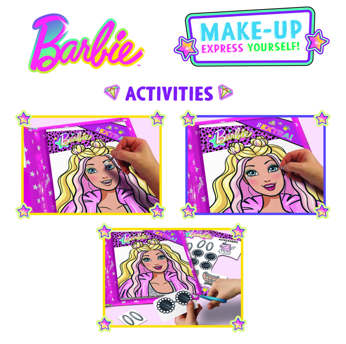 9788833512938 1166817 12938 CMYK1 BARBIE MAKE UP EXPRESS YOURSELF 4