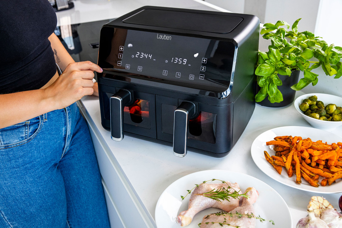 Lauben DualZone Air Fryer 8000BC – Ne gubite vrijeme i pripremite glavno jelo s prilogom odjednom